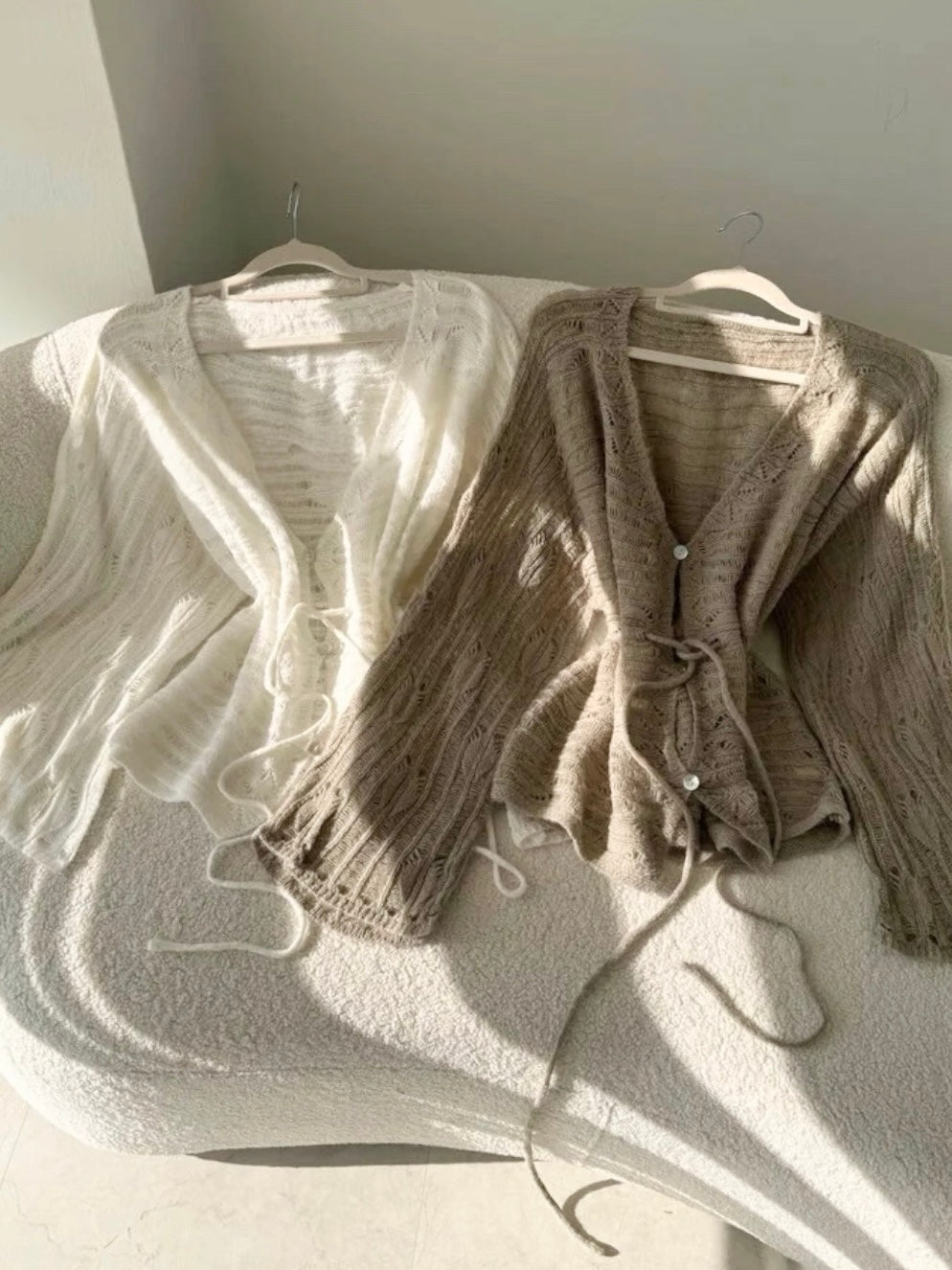 モヘアクロシェニットチュニック