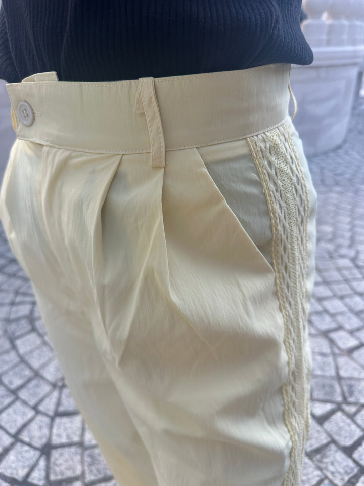 サイドレースシャーベットパンツ【アウトレット】(即納)