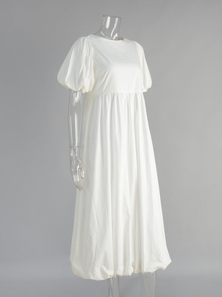 コットンギャザーバルーンワンピース