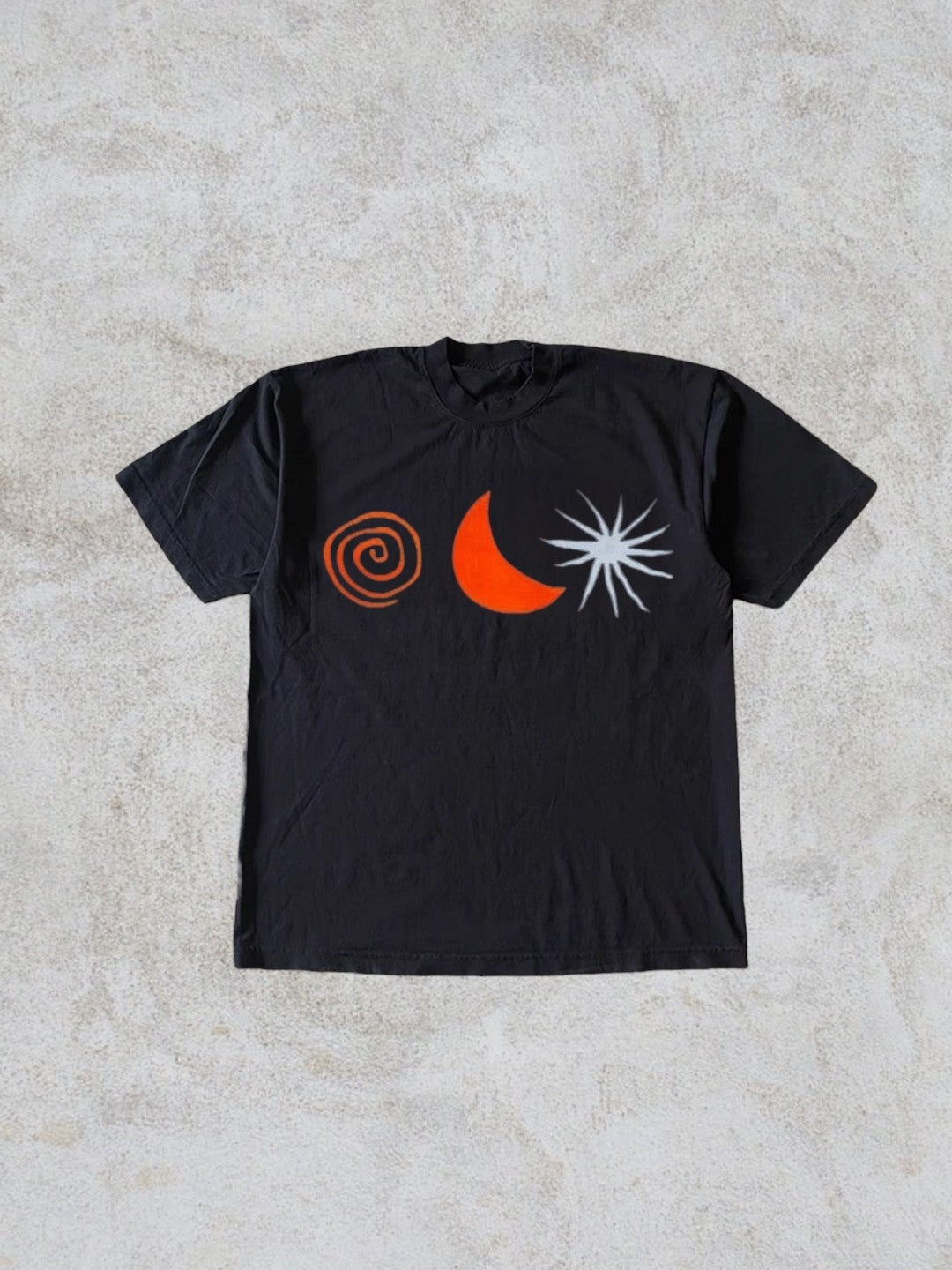 Sun MoonプリントTシャツ