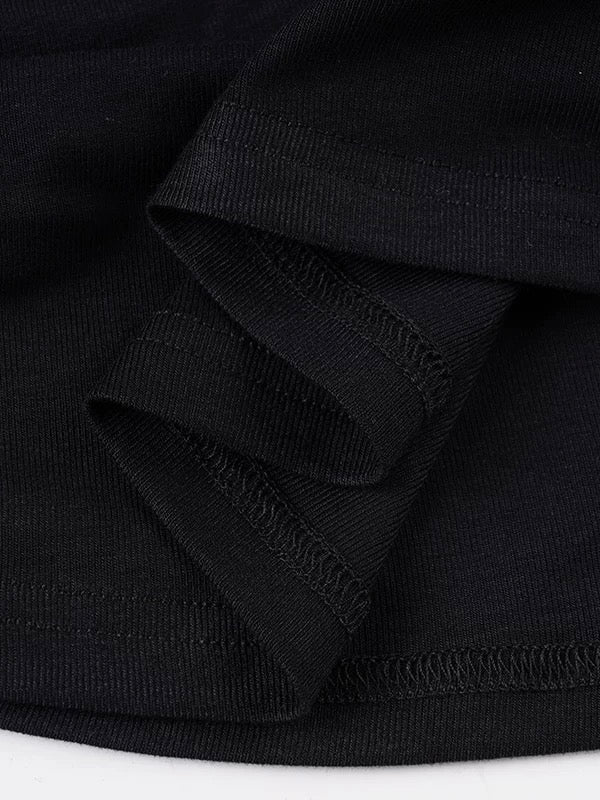 ビーズ付きVネックカットソー