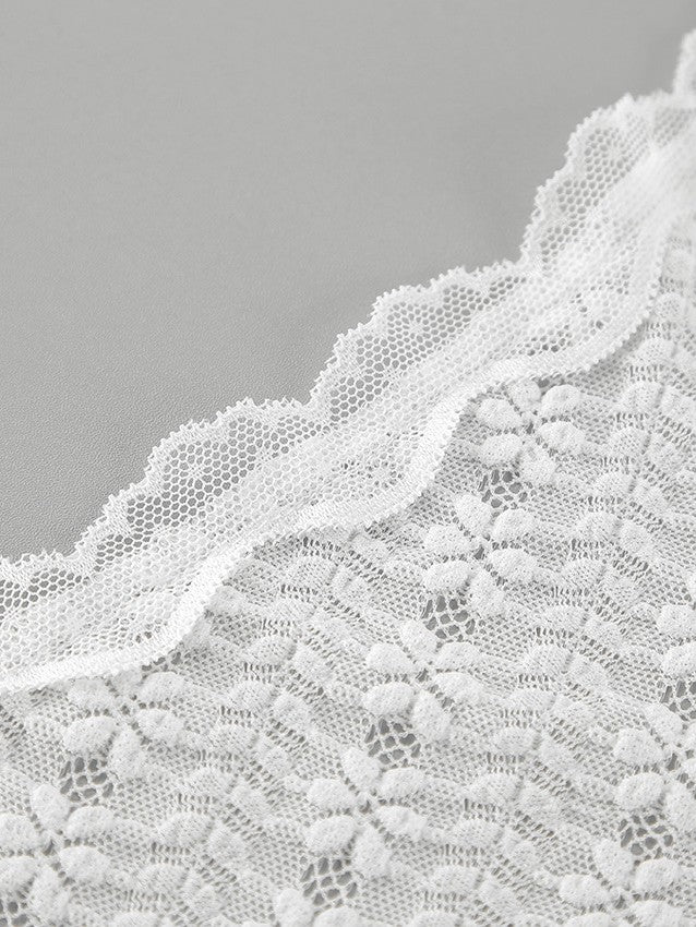 総レースカシュクールトップス