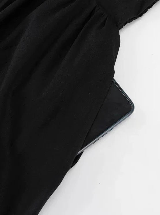 【アウトレット】(即納) ウエストカットキャミソールロングフレアワンピース