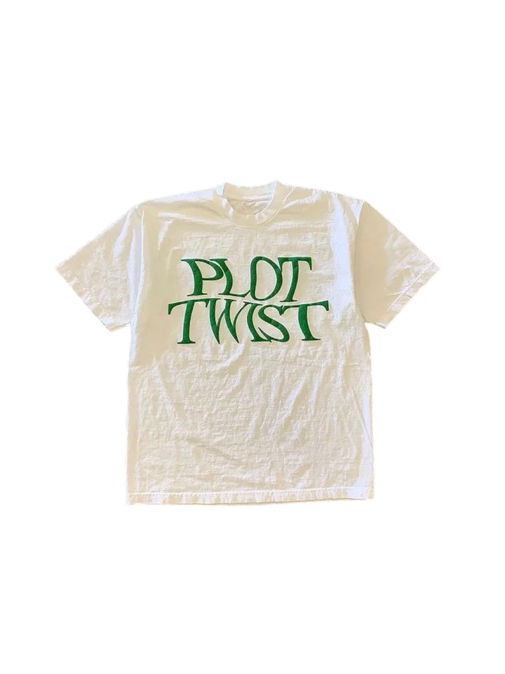 PLOT TWIST プリントTシャツ