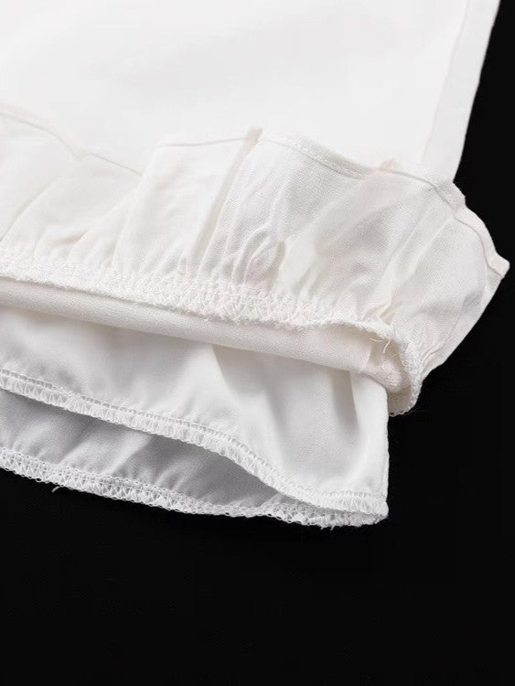 フリル付きブラウスショーツセット