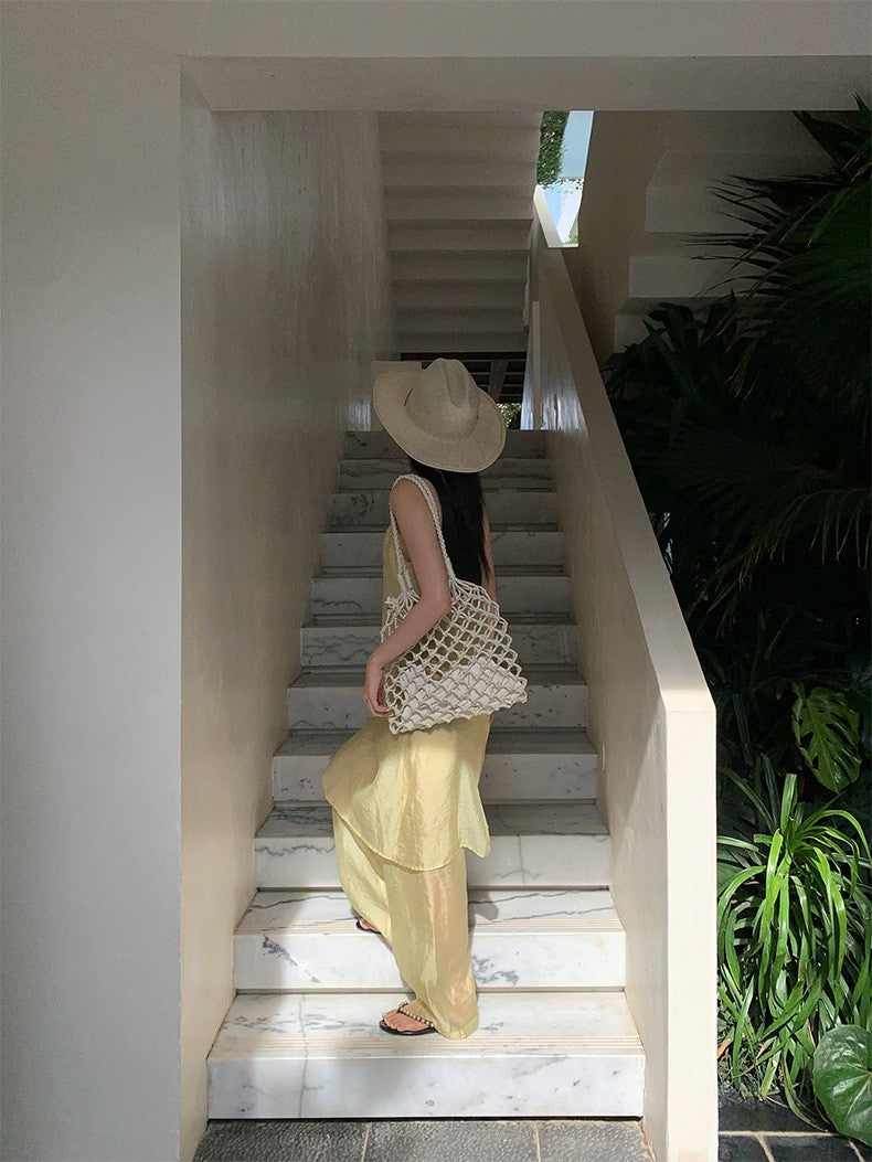 シアーリラックスパンツ