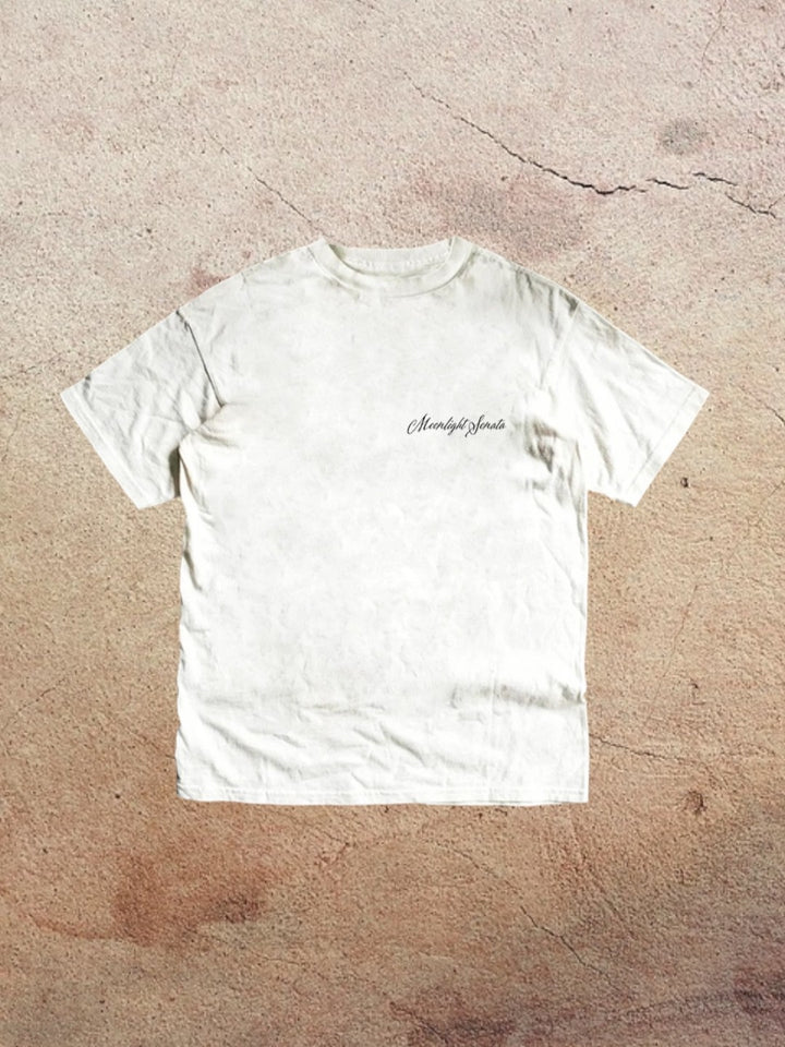 Uzu Fish Bird プリント Tシャツ