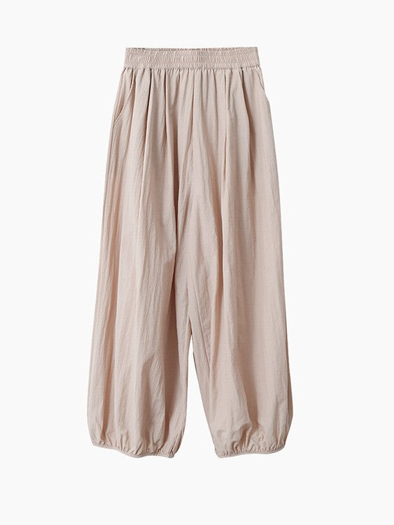 バンブーテクスチャーバルーンパンツ