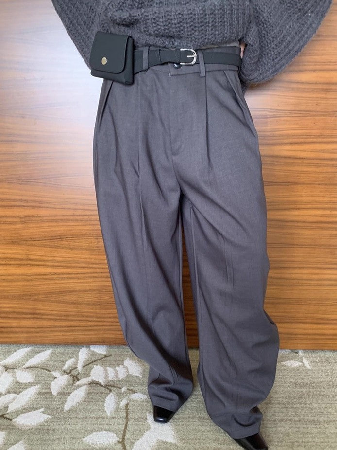 ポーチ付きレザーベルト