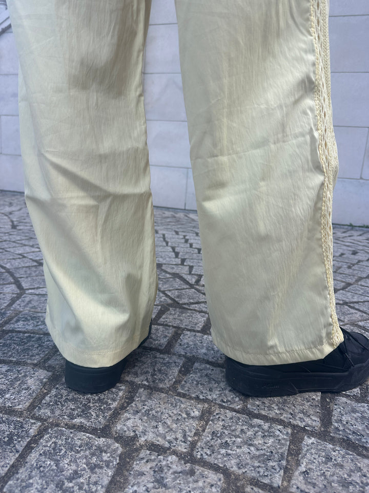 サイドレースシャーベットパンツ【アウトレット】(即納)