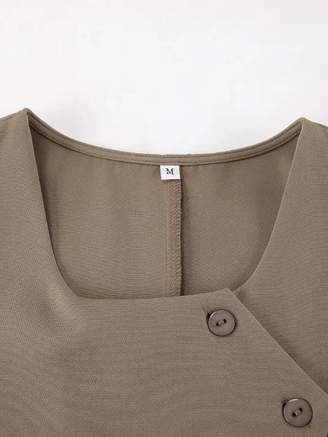 【アウトレット】(即納) クロスベストダブルタックルーズパンツセット