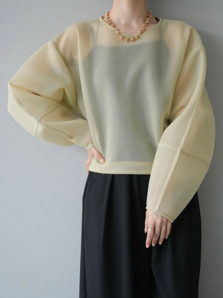 【 Select 】シアーダンボールコクーンプルオーバー