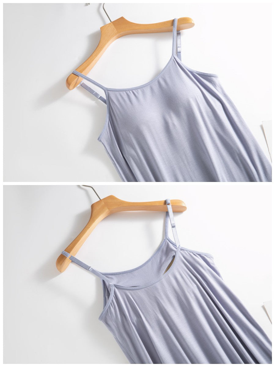 カップインベーシックキャミソールワンピース