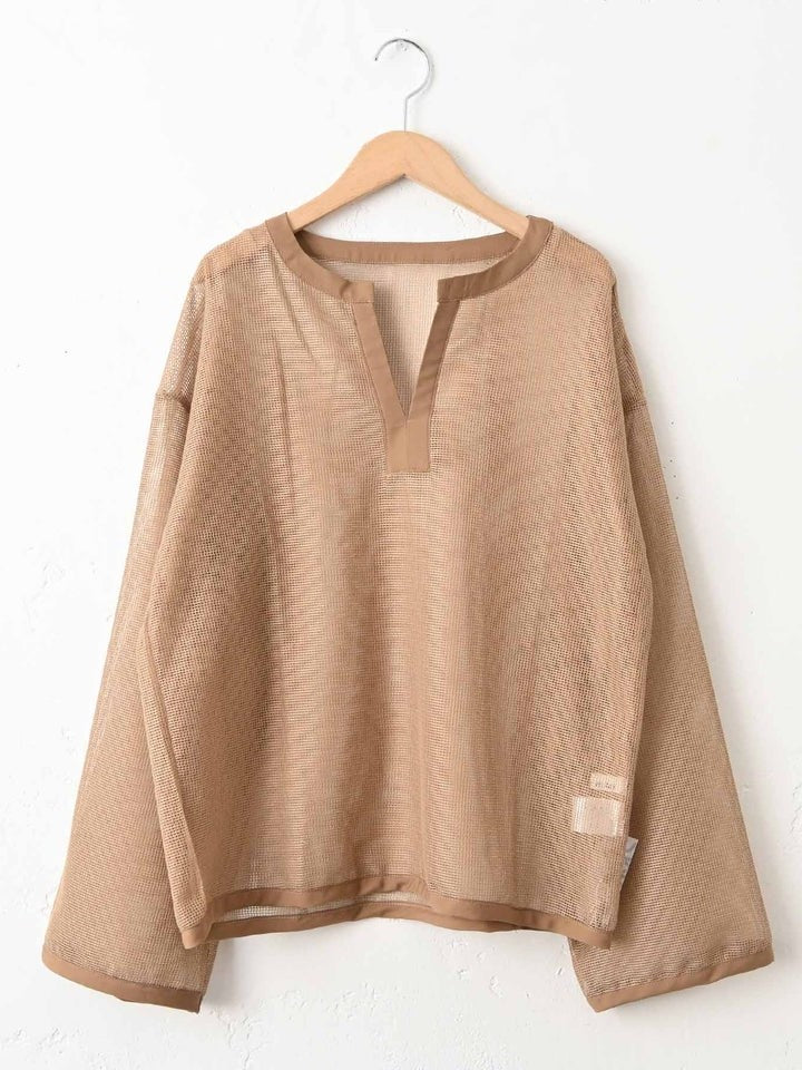 【Select 】メッシュカットソースキッパープルオーバー
