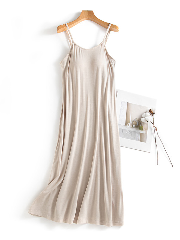 カップインベーシックキャミソールワンピース
