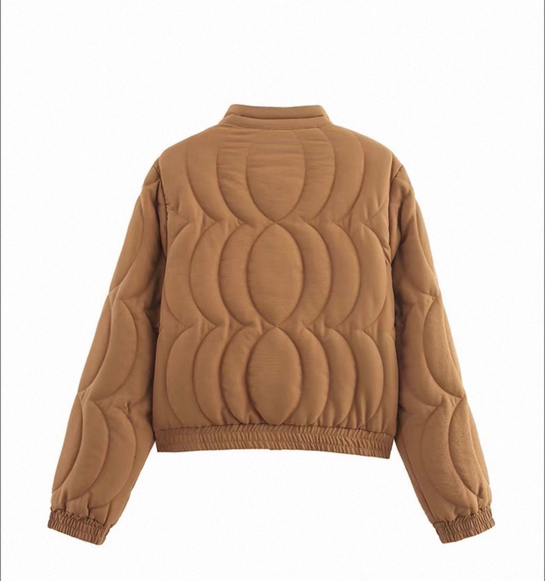 フラワー柄キルティングジャケット