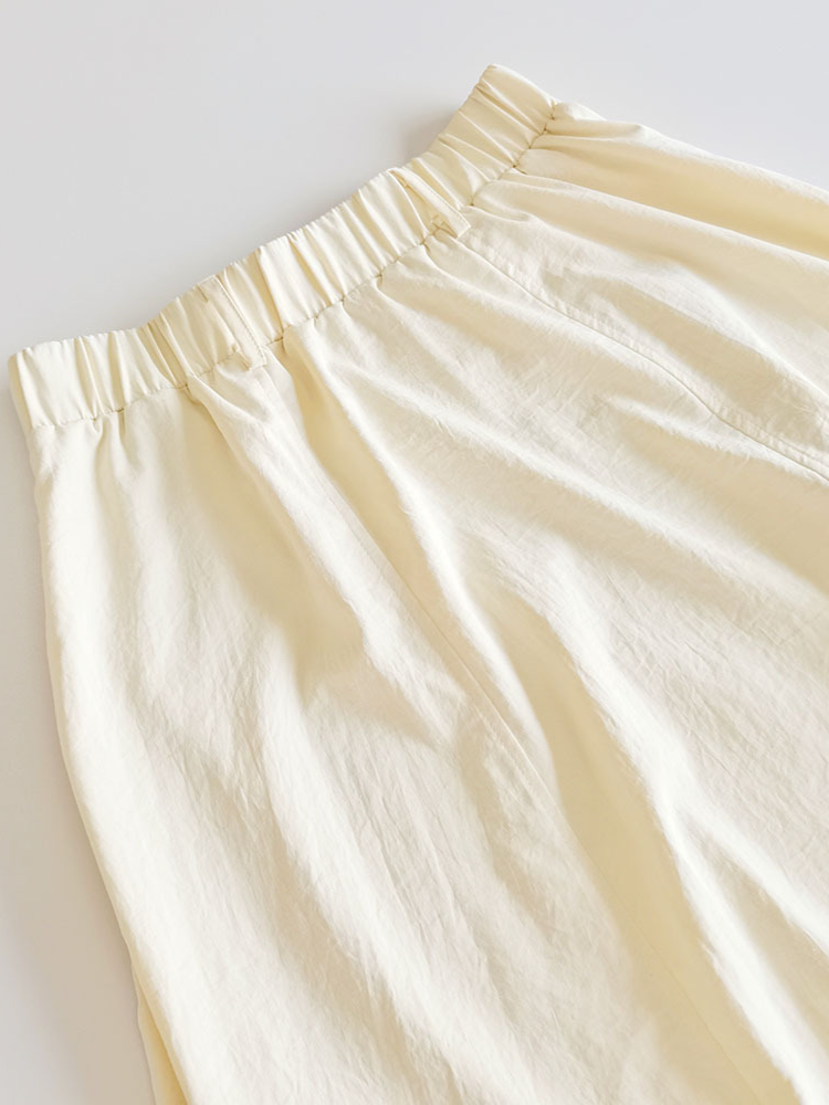 バルーンシルエットミディスカート