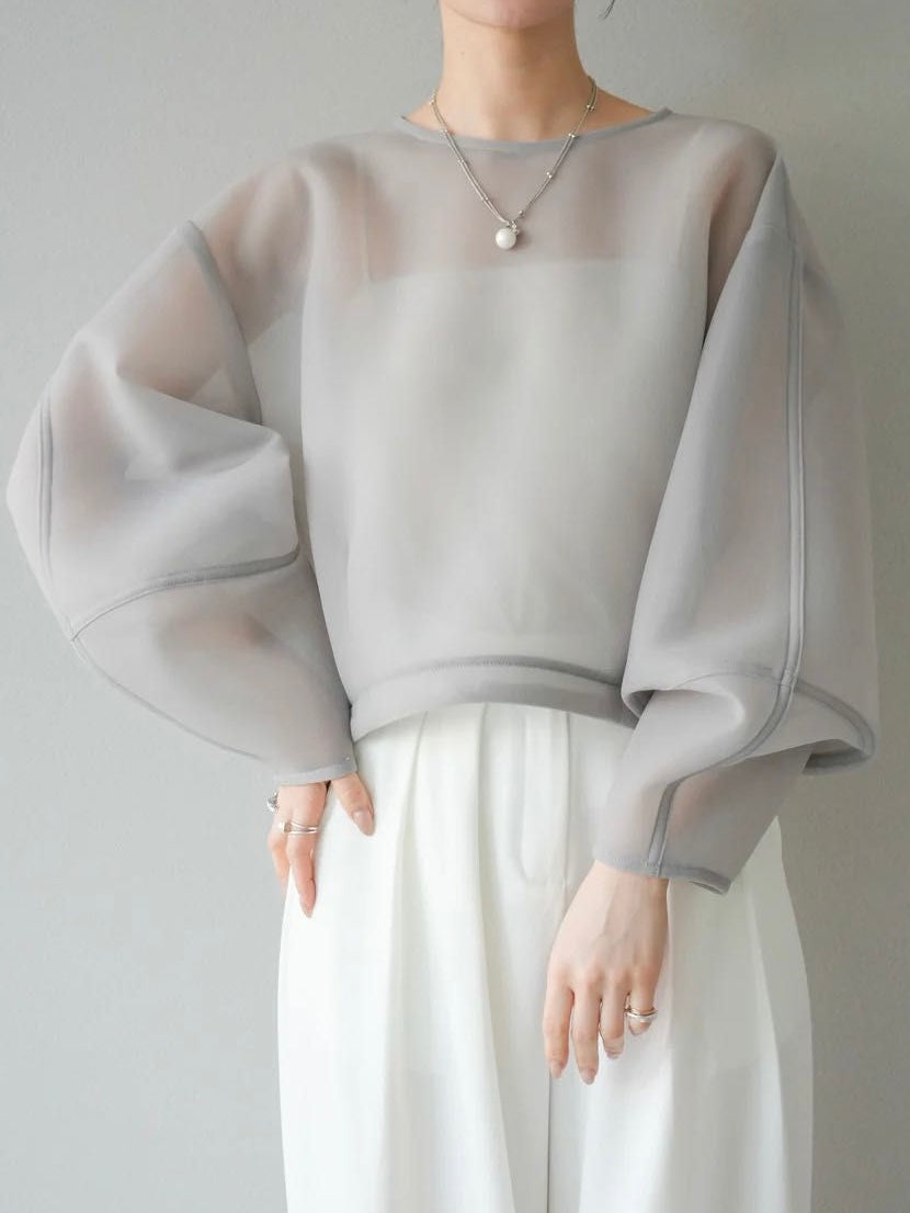【 Select 】シアーダンボールコクーンプルオーバー