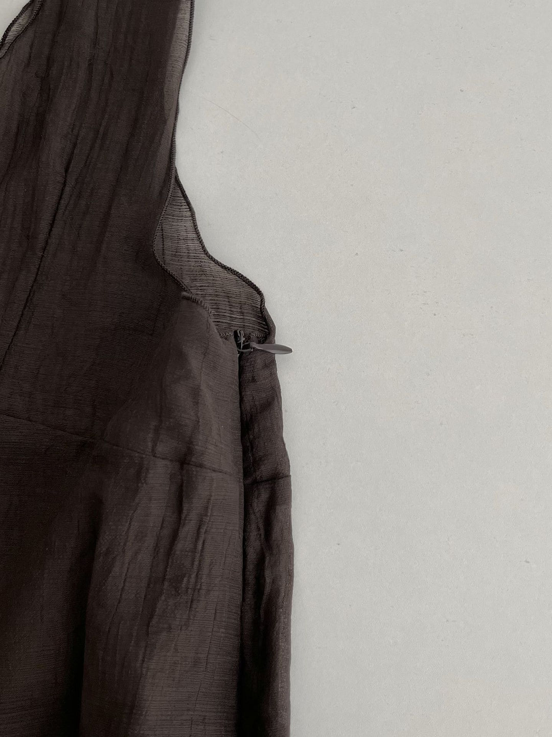 スカーフ付きテクスチャーワンピース