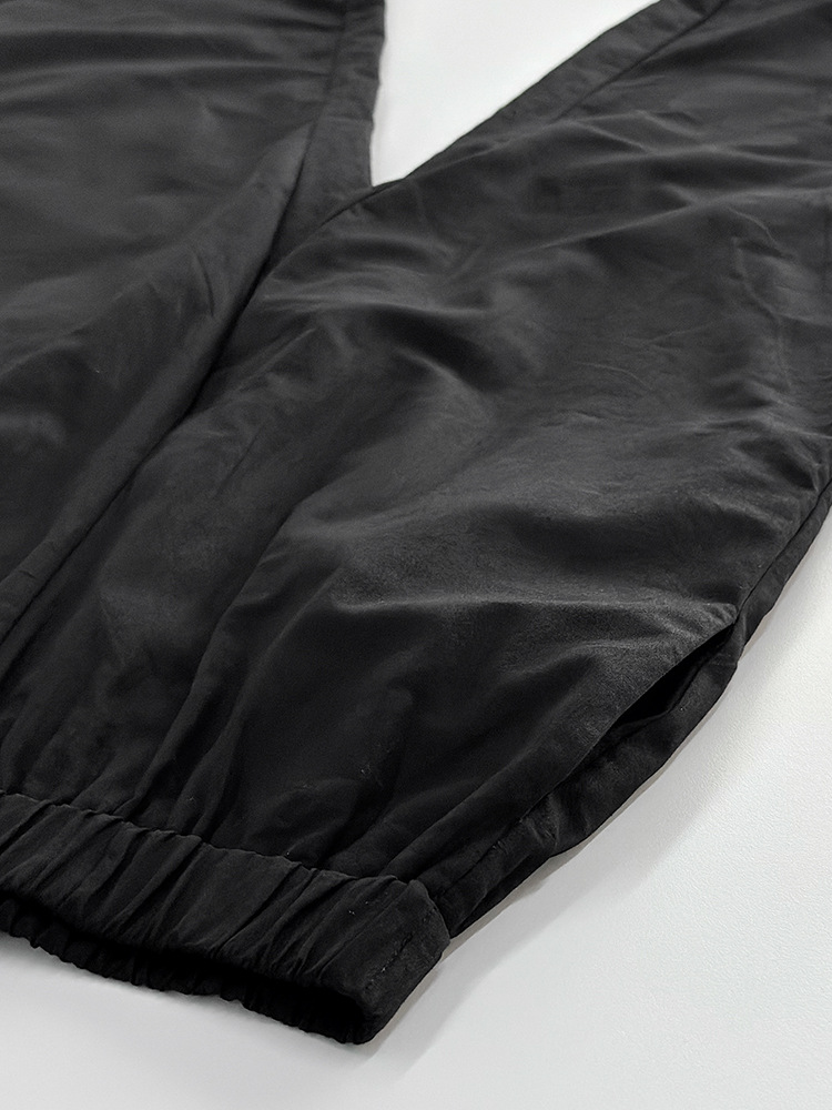 レースアップスリーブレスチュニックフレアパンツセット