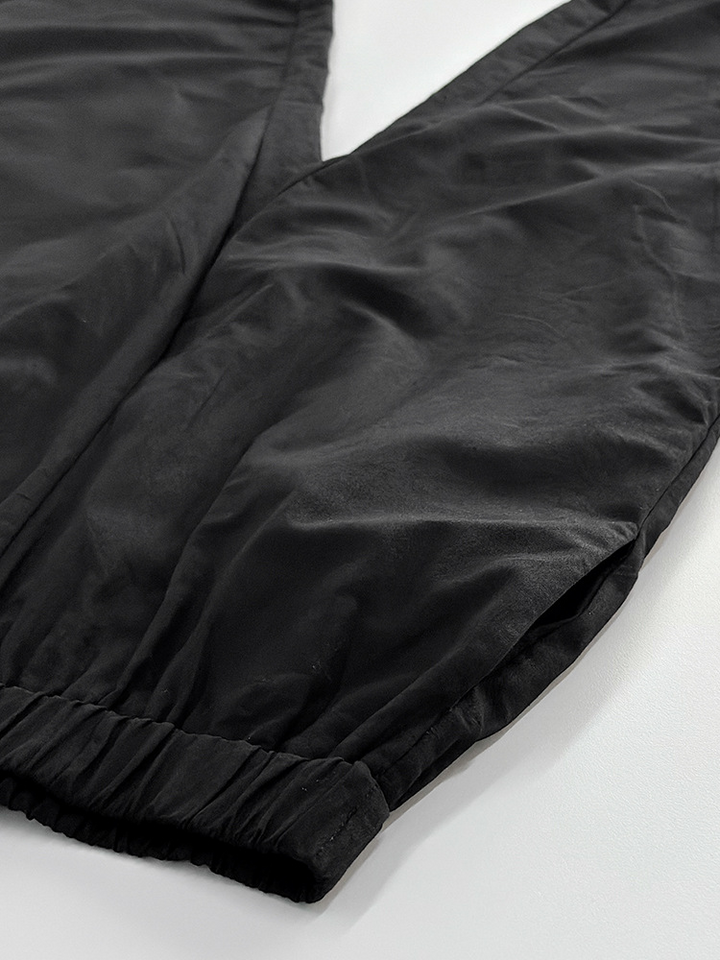 レースアップスリーブレスチュニックフレアパンツセット