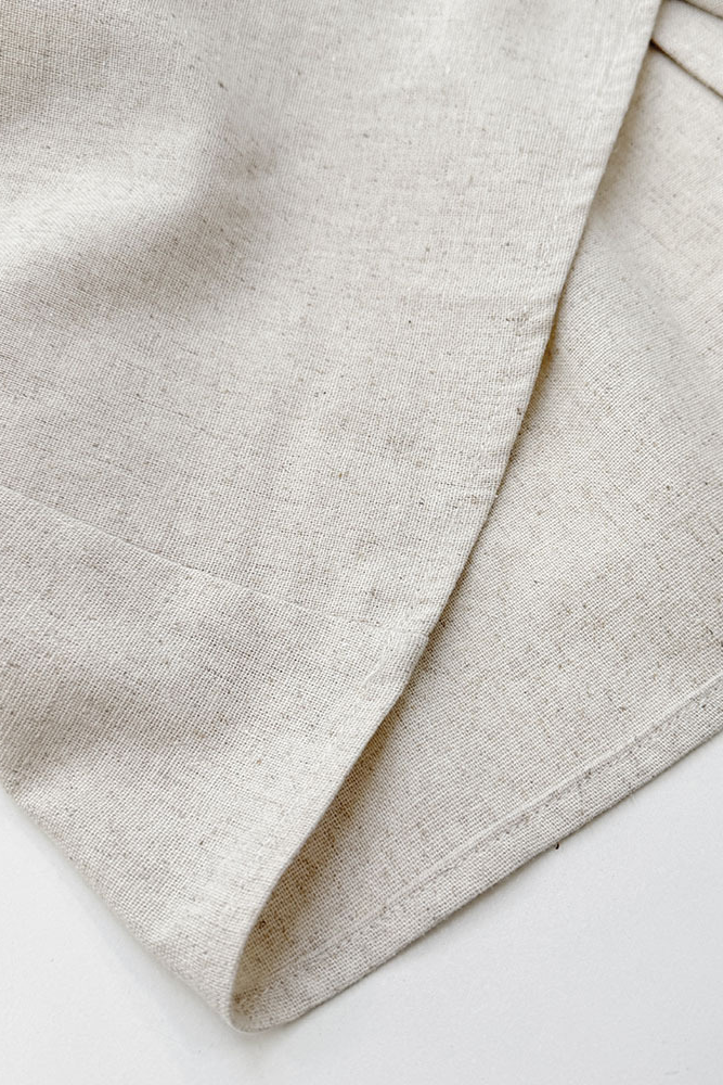 ナチュラルフリルレースアップブラウスショーツセット