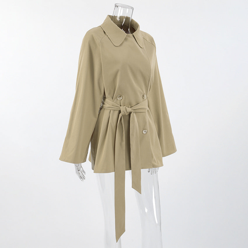 ハーフレングストレンチコート