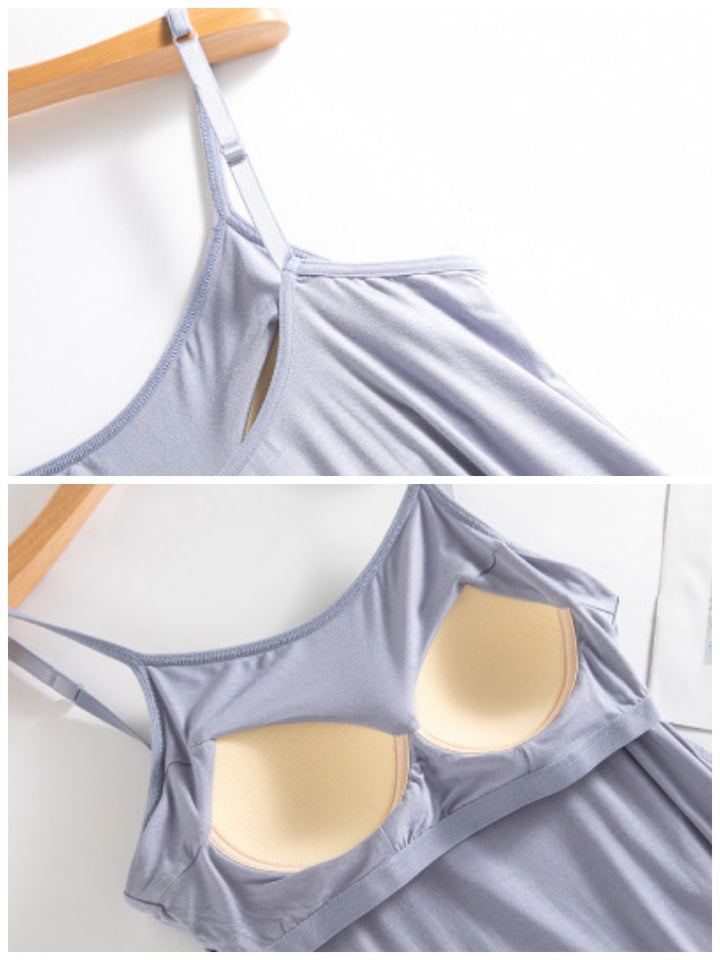 カップインベーシックキャミソールワンピース