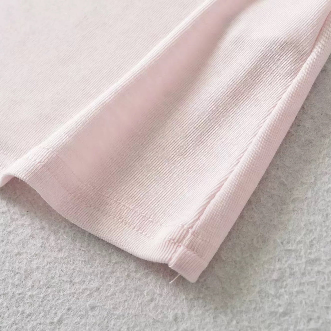 ベーシックソリッドカラータートルネックトップス