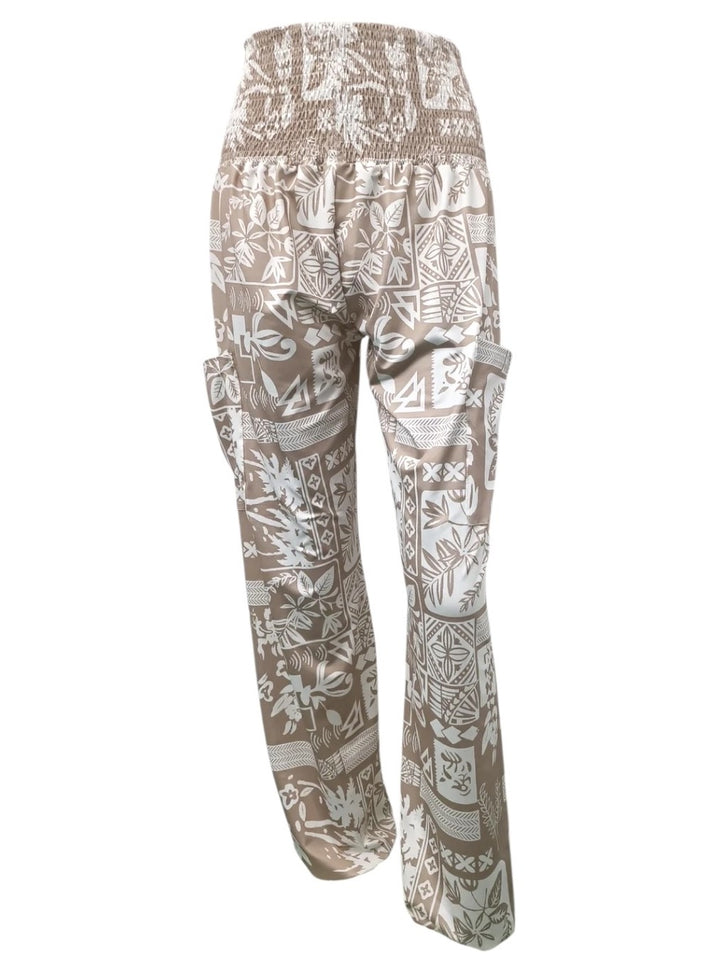 ハワイアンテキスタイルイージーヨギパンツ