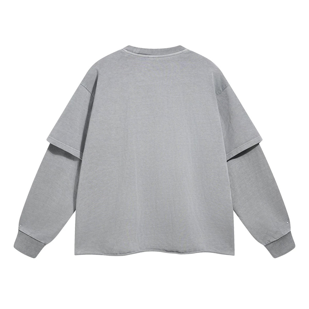 ヴィンテージライク12オンスレイヤードスリーブプルオーバー