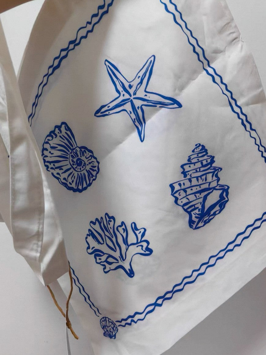 Coral Shell プリントトートバッグ