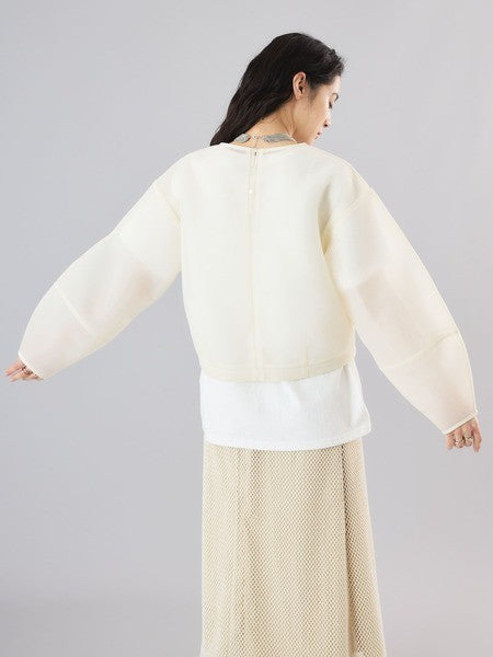【 Select 】シアーダンボールコクーンプルオーバー