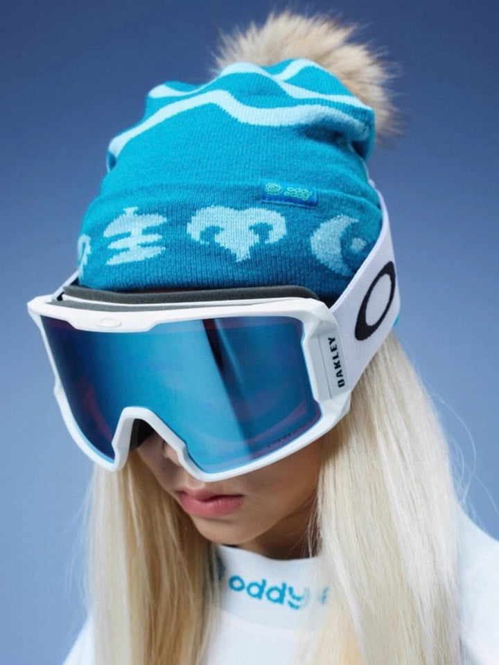 ニュアンス wavy pomponニットCap