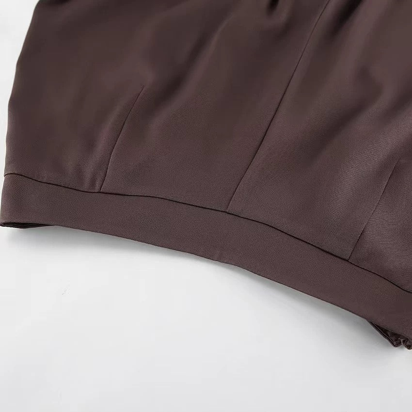 タック入りバルーンパンツジャケットセット