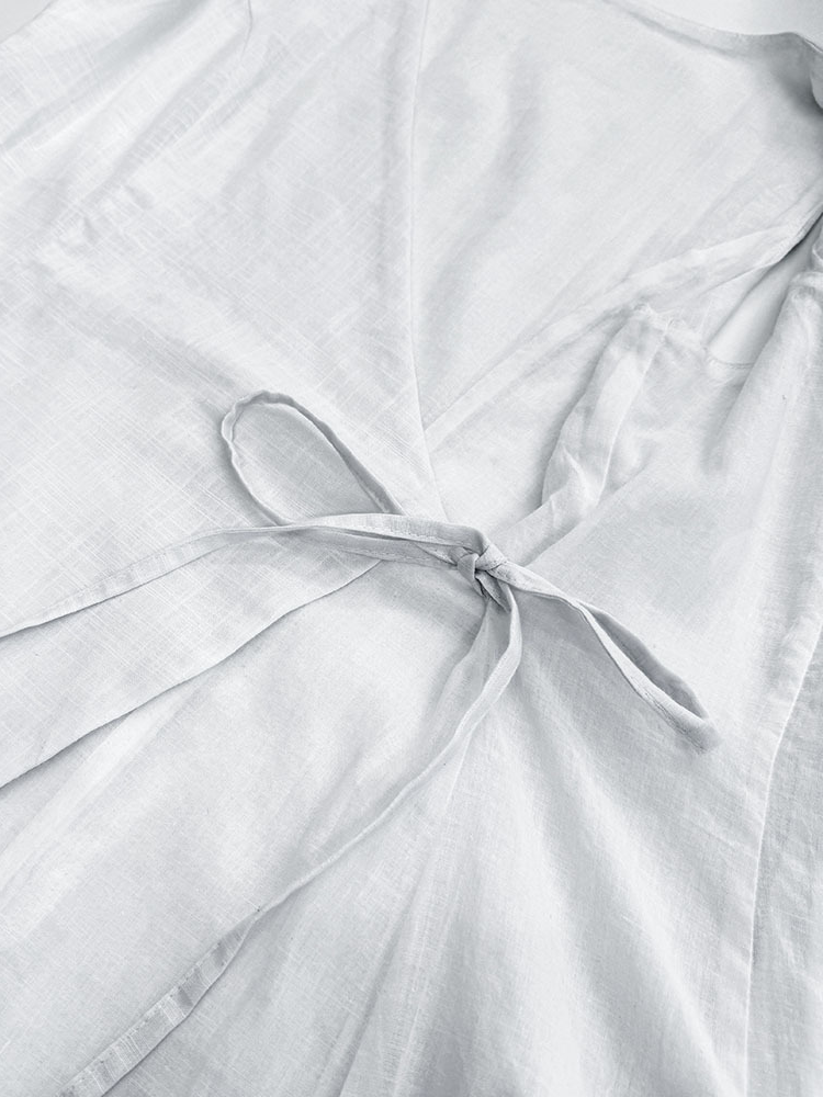 スリーブレスカシュクールミニワンピース