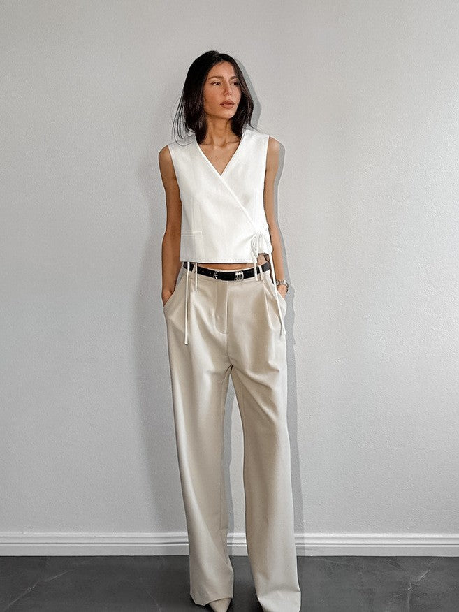 ラップリボン付きベスト