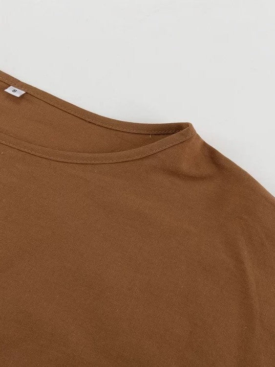 ワイドスリーブクロップドトップスカート