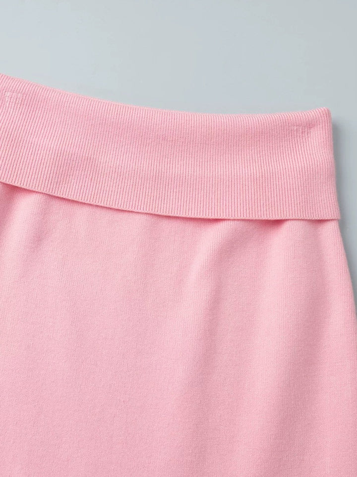 ニットカーディガン3点セットアンサンブル