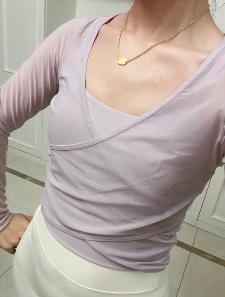 シアーカップイントップス＋フレアレギンスセット