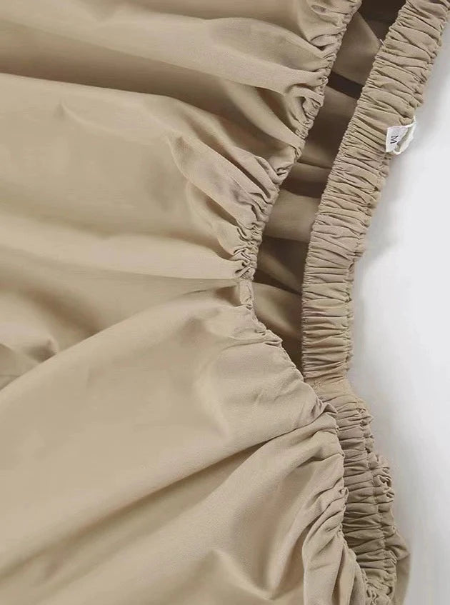 【アウトレット】(即納) 2wayオフショルバルーンスリーブワンピース