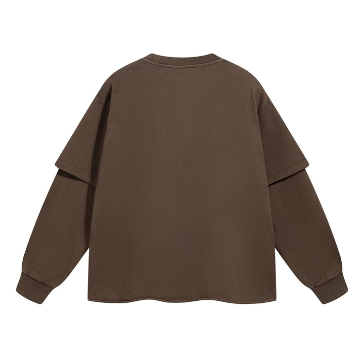 ヴィンテージライク12オンスレイヤードスリーブプルオーバー