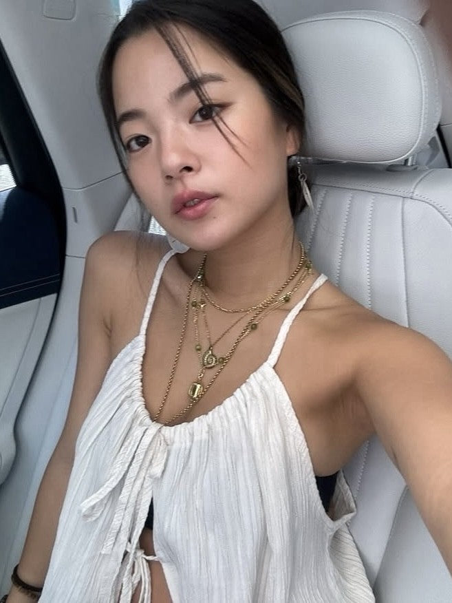 ホルターネックレースアップトップパンツセット