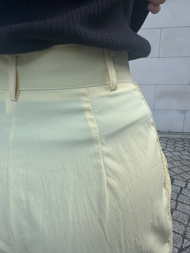 サイドレースシャーベットパンツ【アウトレット】(即納)