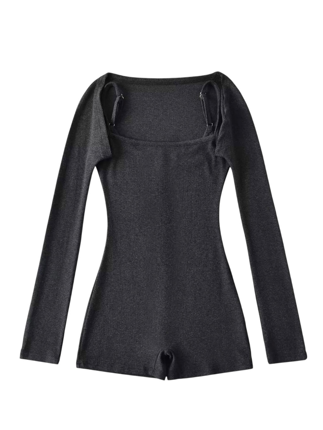 2WAYリブフィットワークアウトロンパース