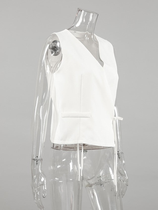 ラップリボン付きベスト