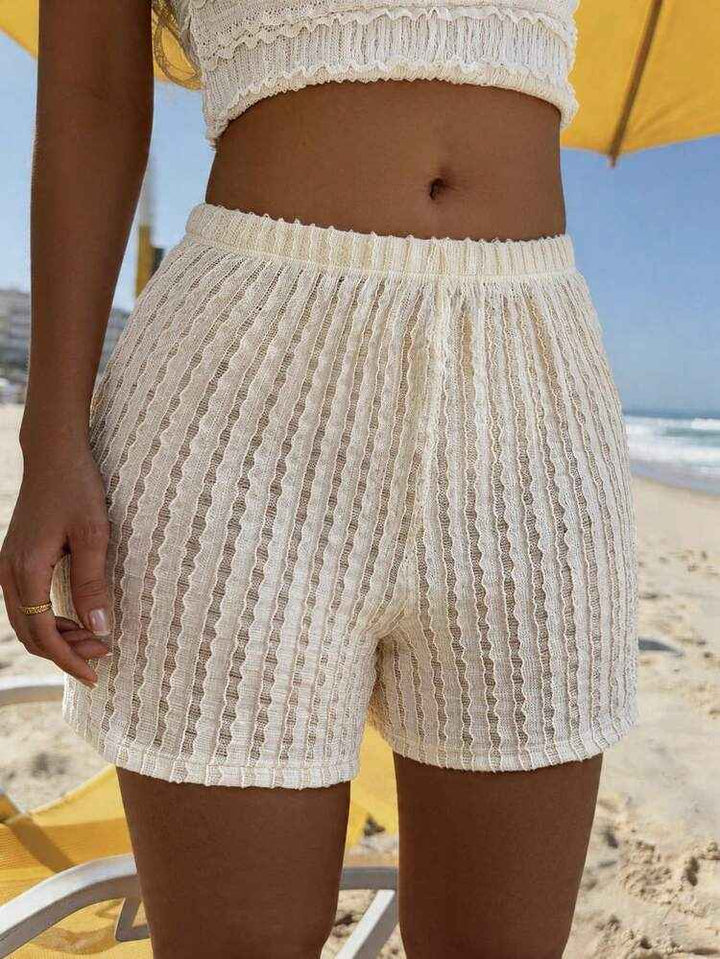 シアーテクスチャーショートパンツ