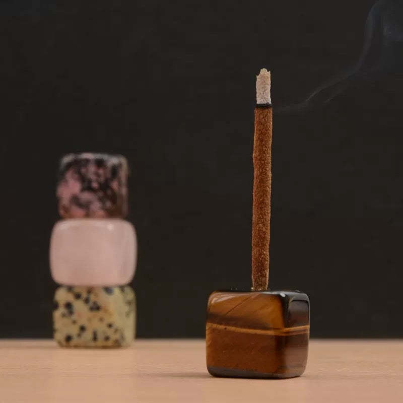 天然石インセンスホルダー+プレートセット