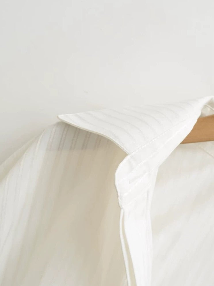 レイヤー風シャツボディースーツ