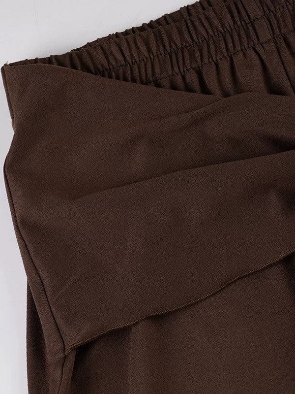 リボンラップイージーパンツ